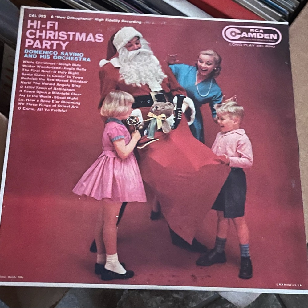 Hi Fi Christmas Party Savino and his Orchestra vinyl record *used*